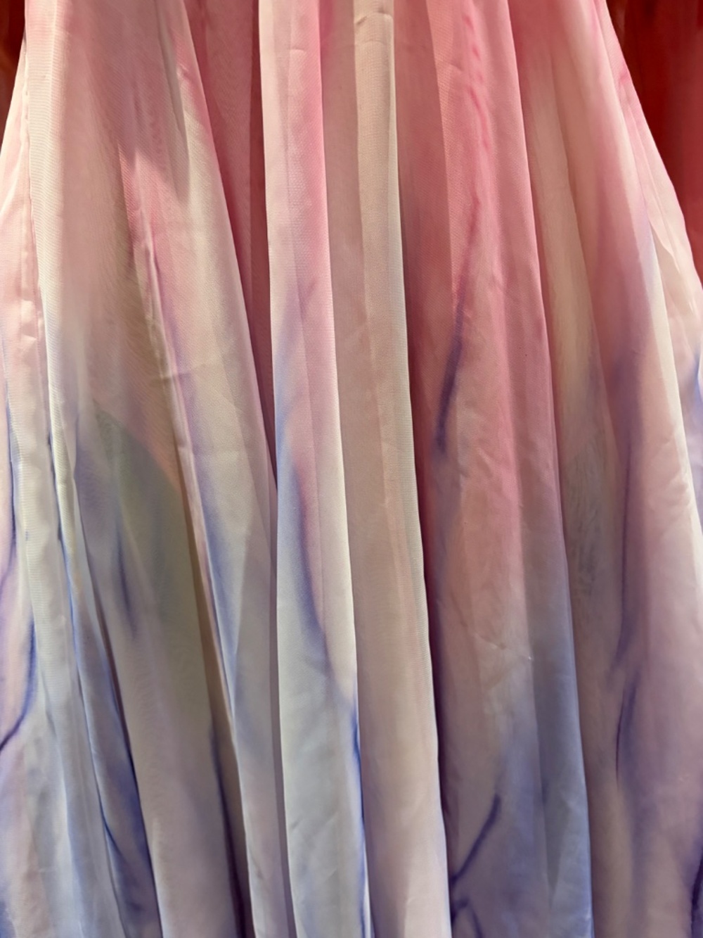 🌸 Joanne McMillan PINK Watercolor Dance Costume – Long Sleeve 🌸 - Picture 3 of 9